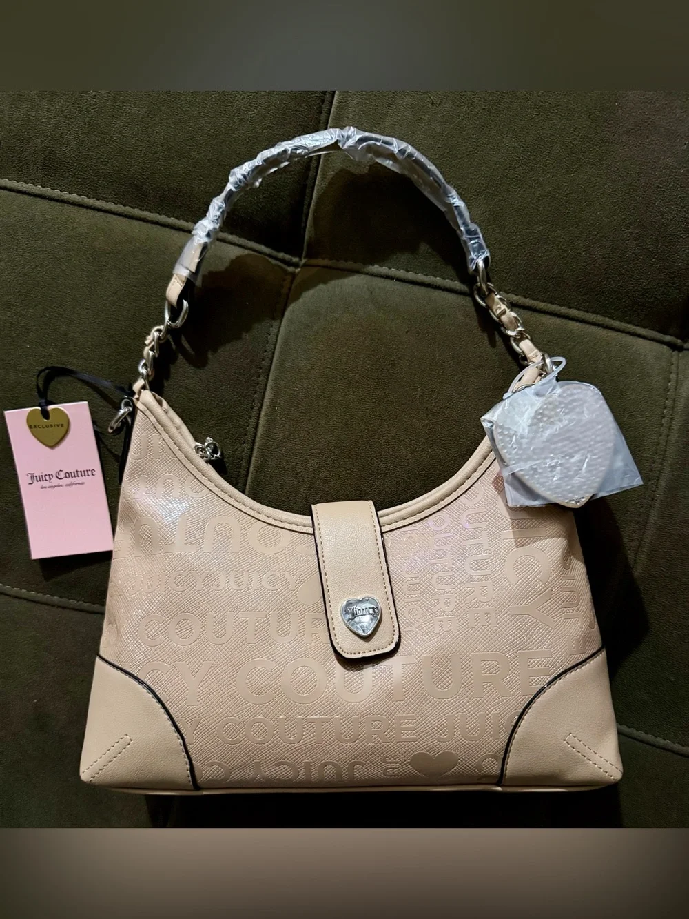 NWT Juicy Couture Starry Night Hobo in Pecan